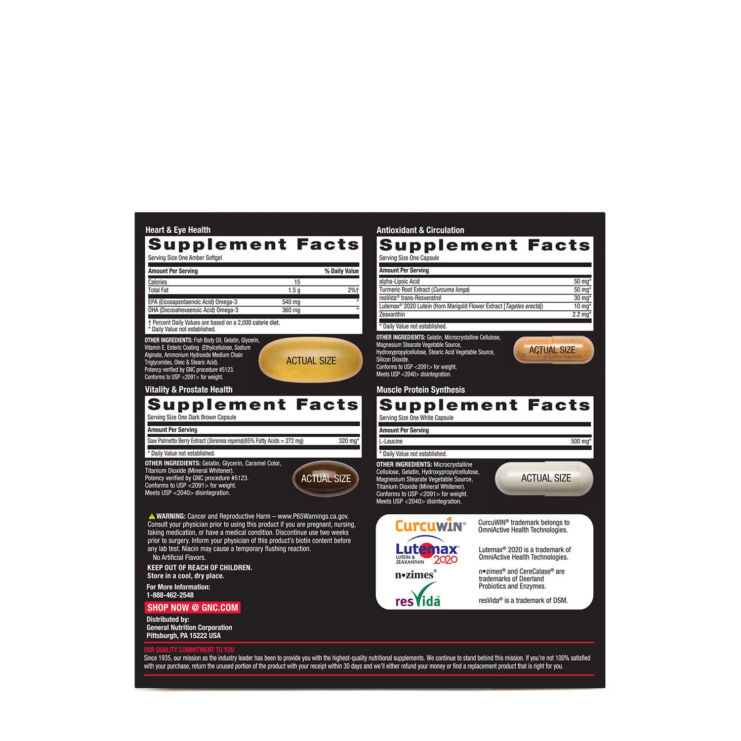 Departments Vitamins & Supplements Vitapak Programs Men's Vitapak Programs